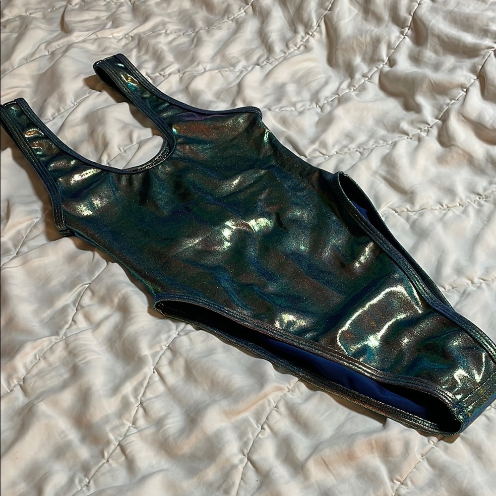 J.Valentine Shiny Color Shift Bodysuit